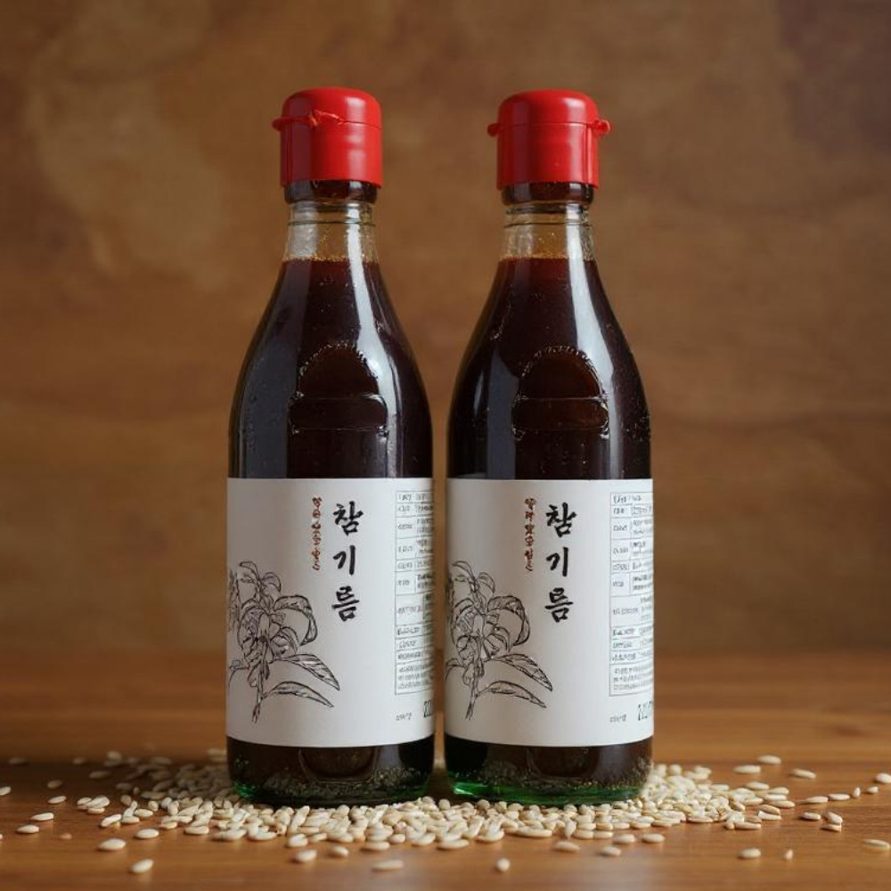 향과 맛을 담은 참기름 350ml 2병