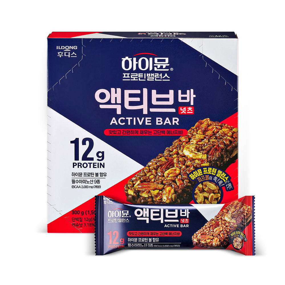 [토스]하이뮨 프로틴 액티브 바 12g 6개입 (5,900원/무료)