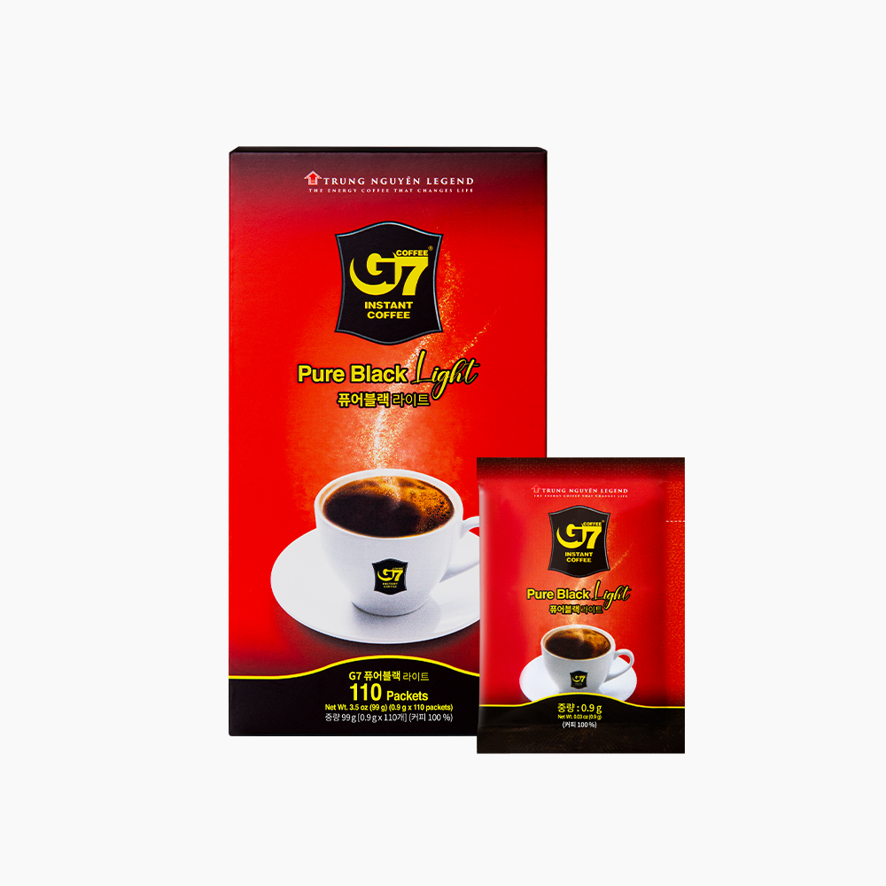 G7 커피 퓨어블랙 라이트, 0.9g, 110개입, 1개 상세 이미지 2