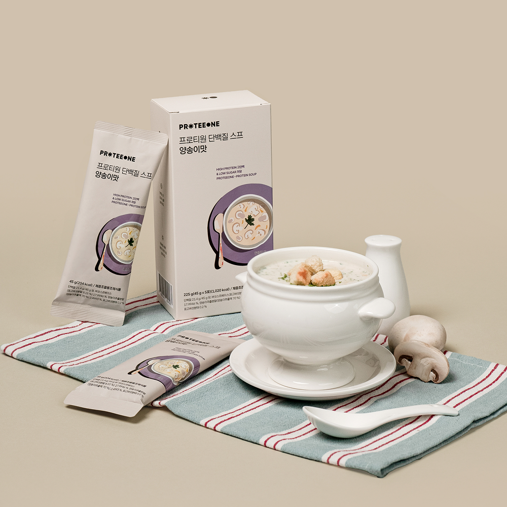 단백질 스프 양송이맛, 45g, 5개입, 2박스 상세 이미지 2