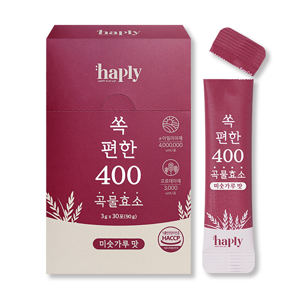 해플리 쏙 편한 400만 곡물효소, 30포, 1박스 상품 이미지 1