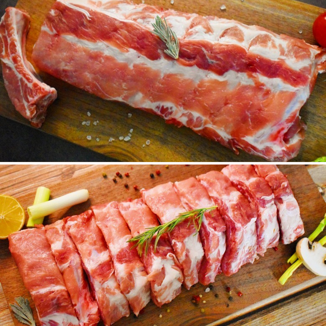 국내산 한돈 돼지 등갈비, 1kg, 1개