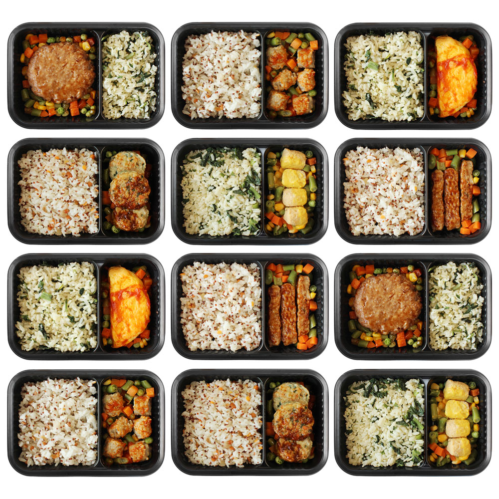 리빙케이 점심 시즌2 영양밥 도시락, 235g, 6종, 12팩