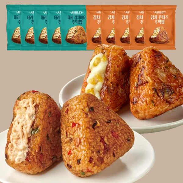 [TOSS] [토스] 애슐리 김치콘치즈 100g 5개+데리참치마요 100g 5개 (11,900원/무료)