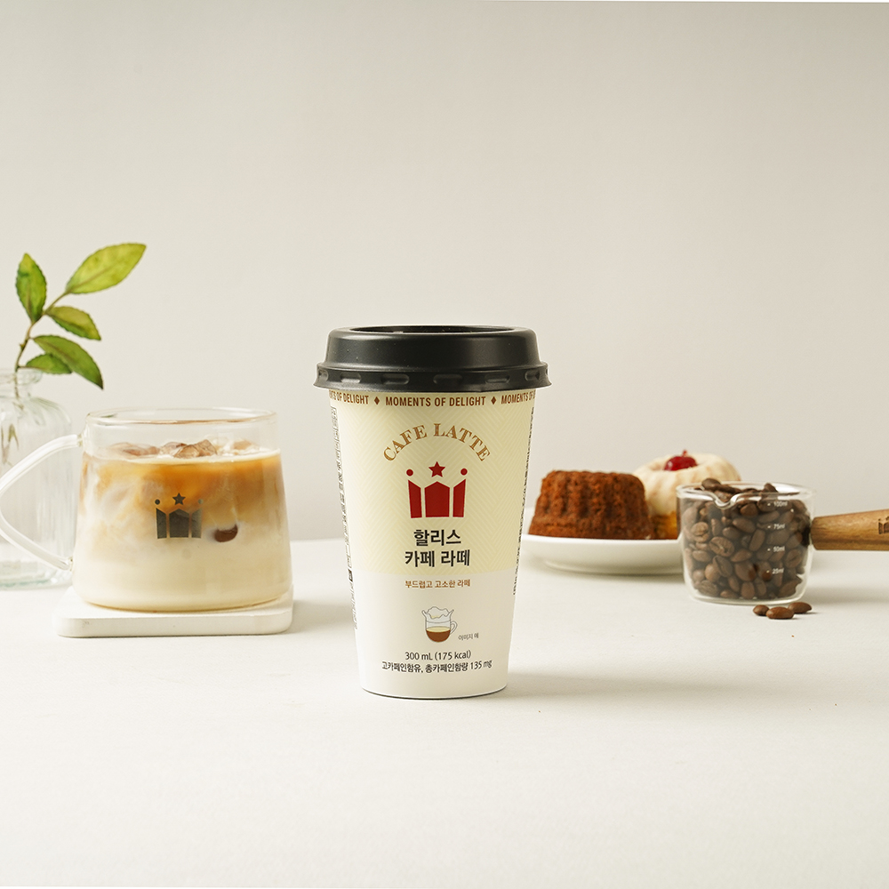 할리스 카페라떼 컵커피, 300ml, 20개 상세 이미지 2