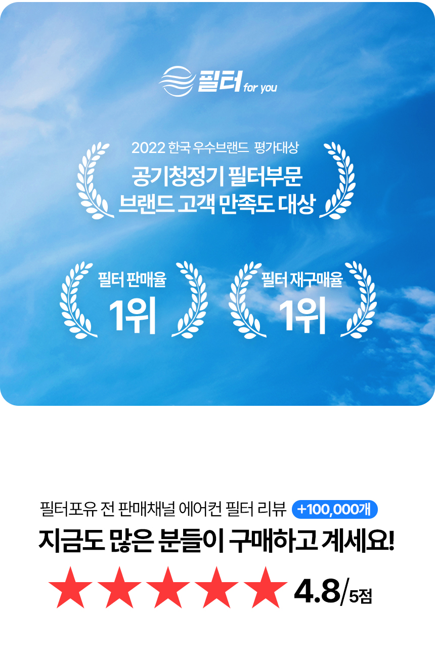 필터포유 차량용 에어컨필터 활성탄 초미세먼지 냄새 제거 필터, CFUS008, 3개 상세 이미지 2