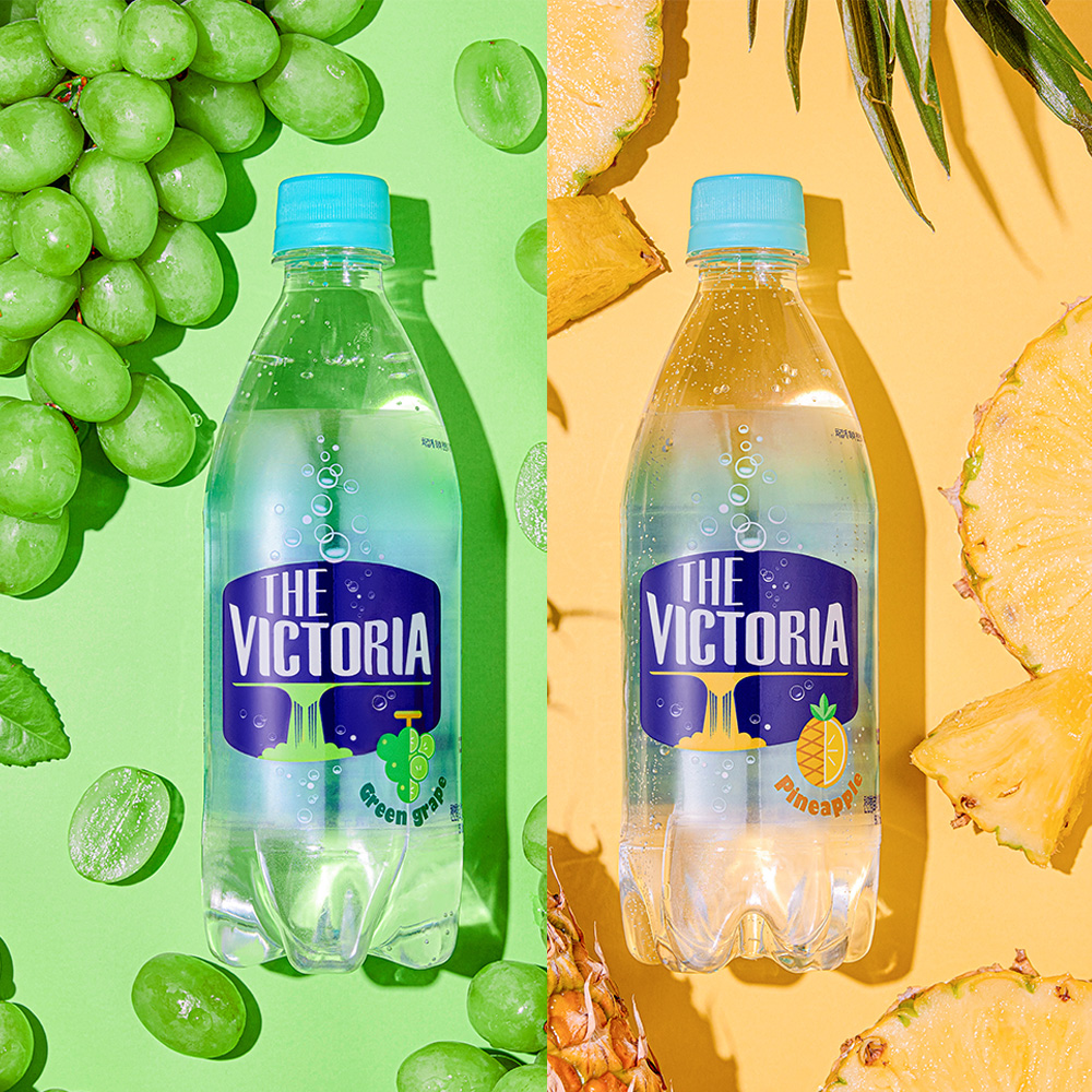[토스쇼핑]더 빅토리아, 청포도 500ml 20개 + 파인애플 500ml 20개, 40개