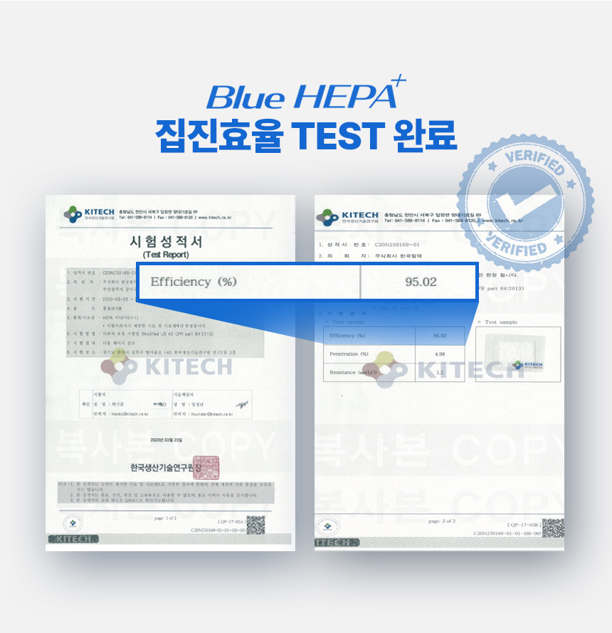 필터포유 블루헤파 자동차 에어컨필터, CFUB015, 3개 상세 이미지 6