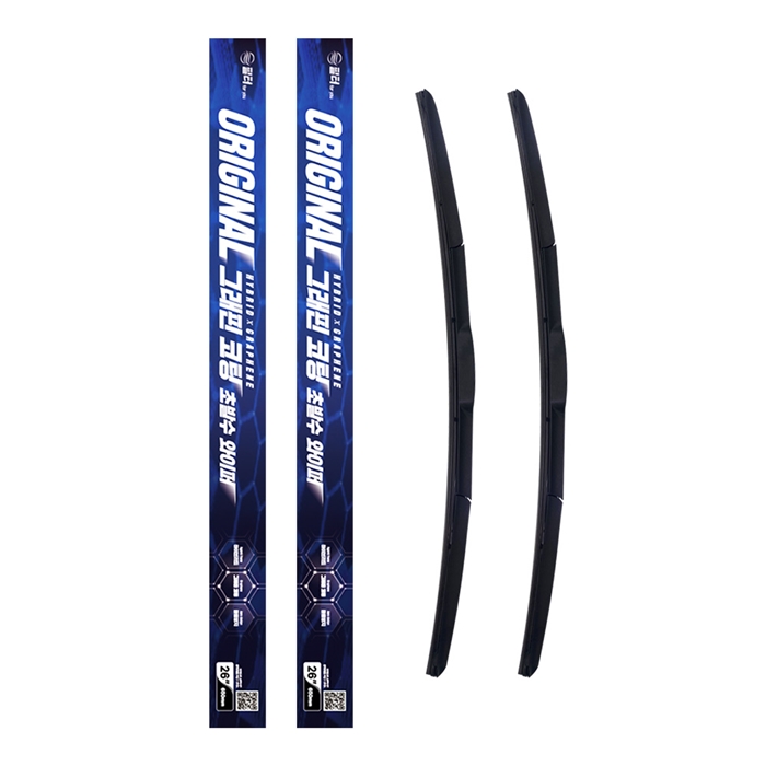 필터포유 하이브리드 초발수 그래핀 코팅 와이퍼, 운전석 650mm + 조수석 450mm, 1세트