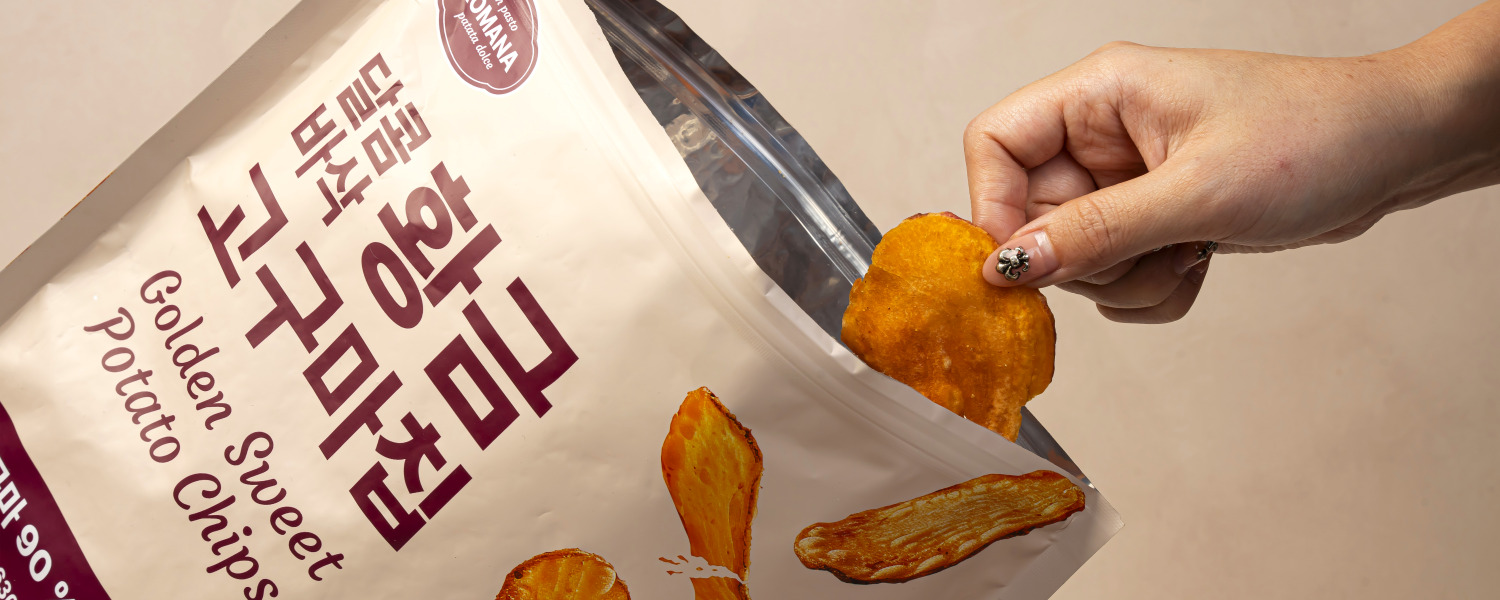 로마나 달콤바삭 황금 고구마칩, 320g, 6개