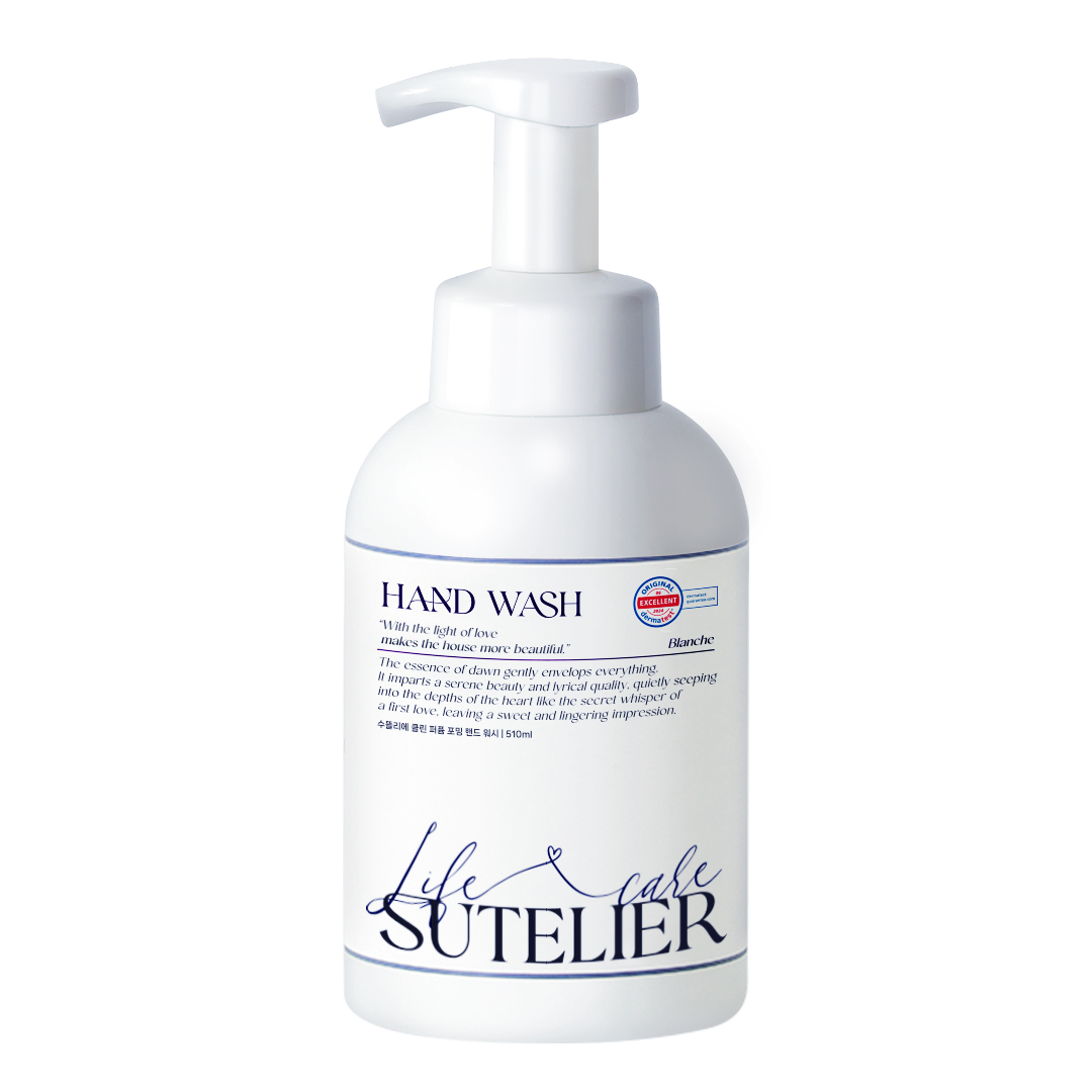 수뜰리에 클린 퍼퓸 포밍 핸드 워시, 블랑쉬향, 510ml, 1개 상품 이미지 1