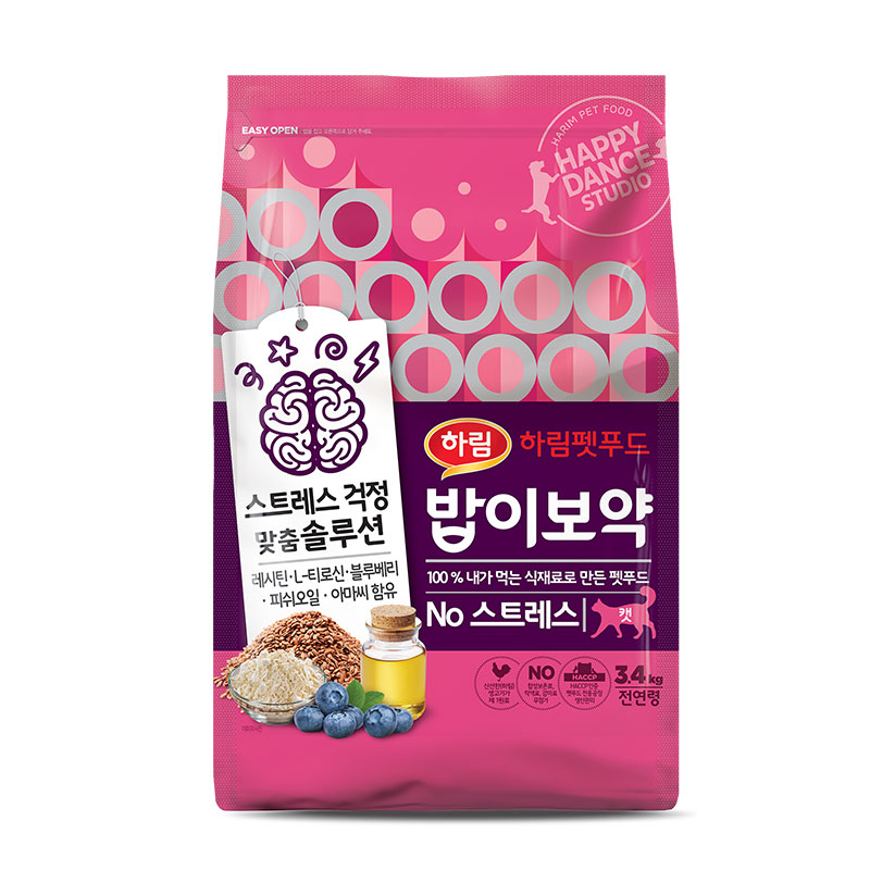 하림펫푸드 밥이보약 CAT No 스트레스, 3.4kg, 1개 상품 이미지 1