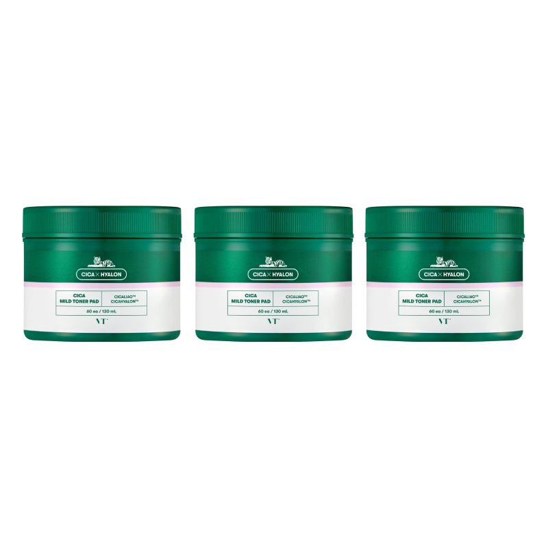 [토스쇼핑]VT 시카 마일드 토너패드, 130ml, 60매, 3개