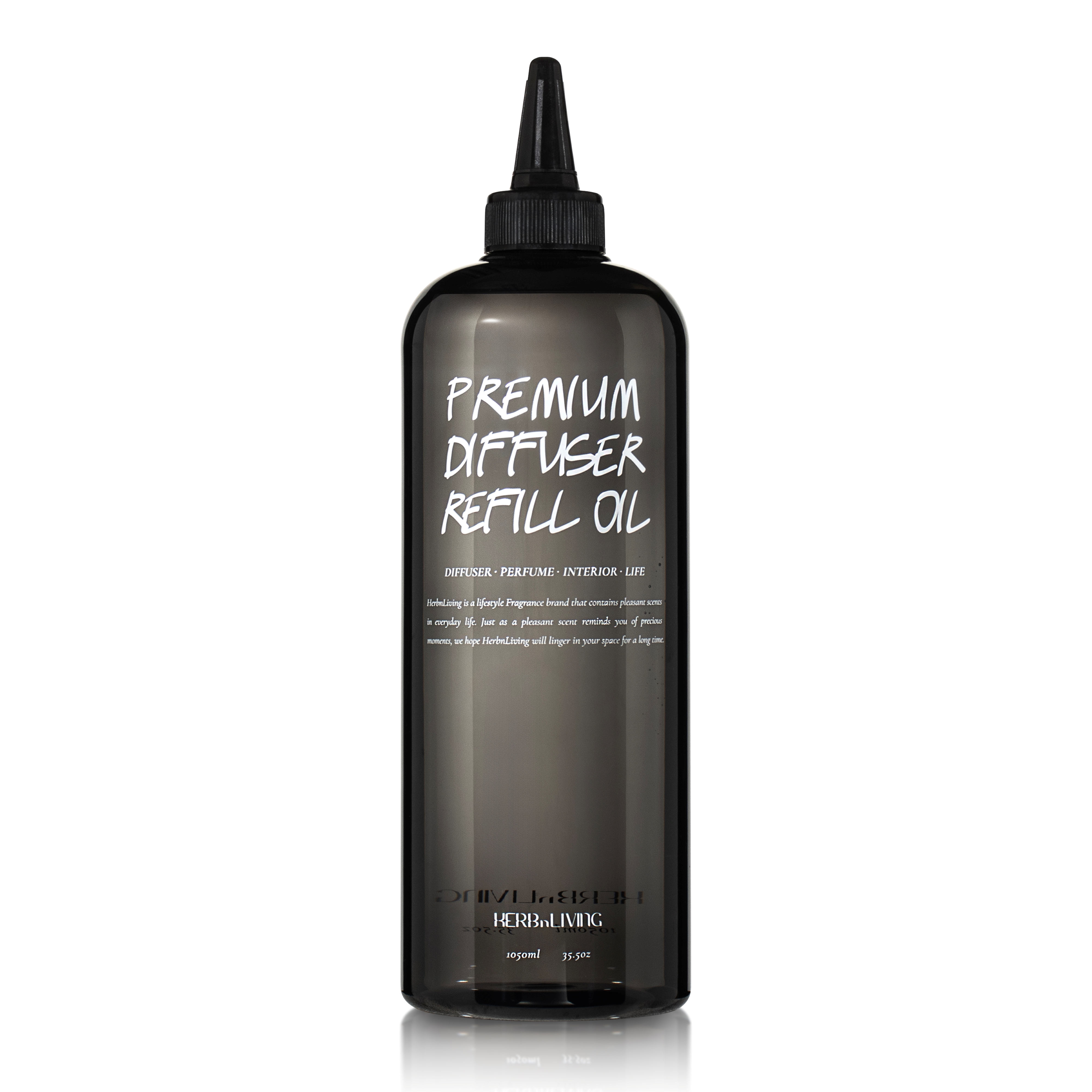 허브앤리빙 프리미엄 대용량 리필액, 시그니처우디, 1050ml, 1개