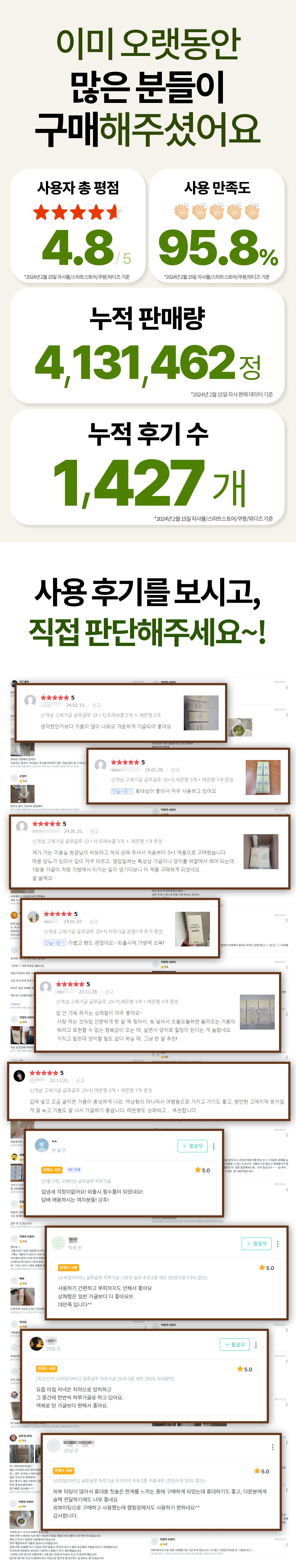 글루글루 하루가글, 프레쉬쿨향, 36정, 2개 상세정보 21