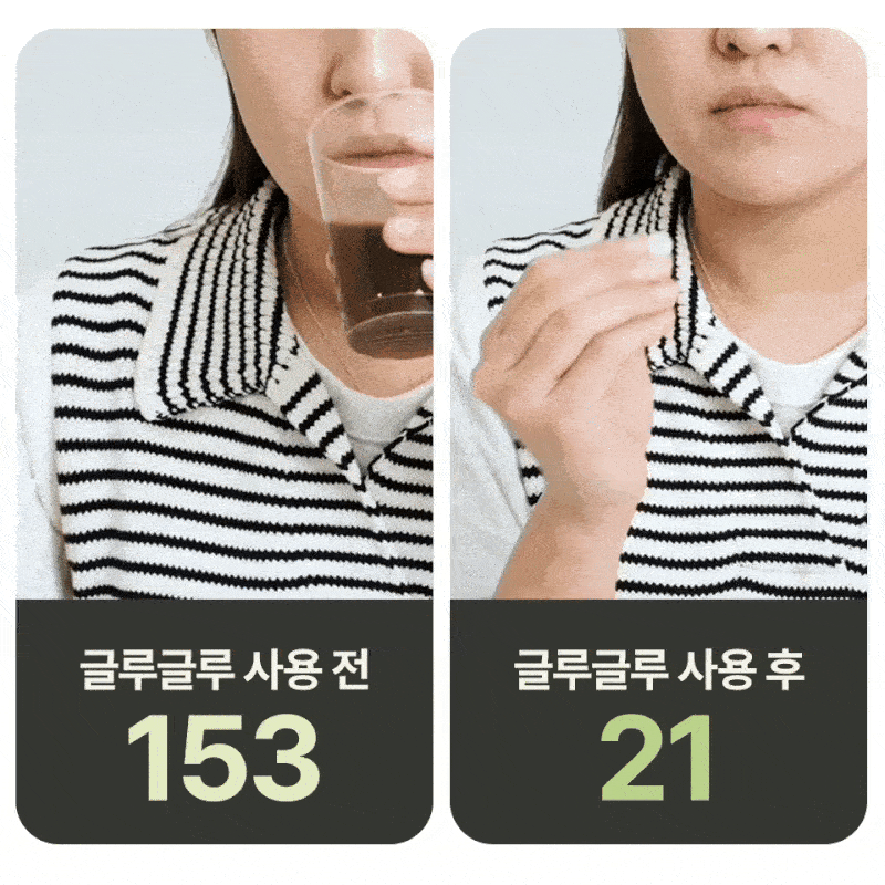 글루글루 하루가글, 프레쉬쿨향, 36정, 2개 상세정보 30