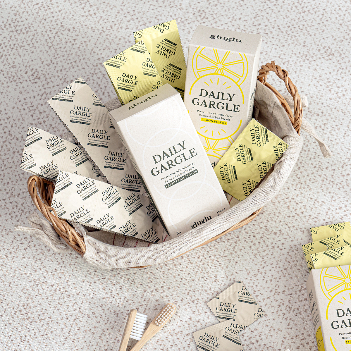 글루글루 고체가글 36정 4개