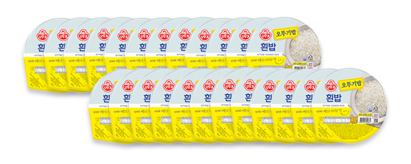 오뚜기 흰밥, 210g, 24개