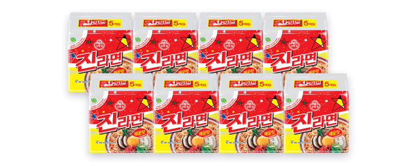오뚜기 진라면, 매운맛, 120g, 40개