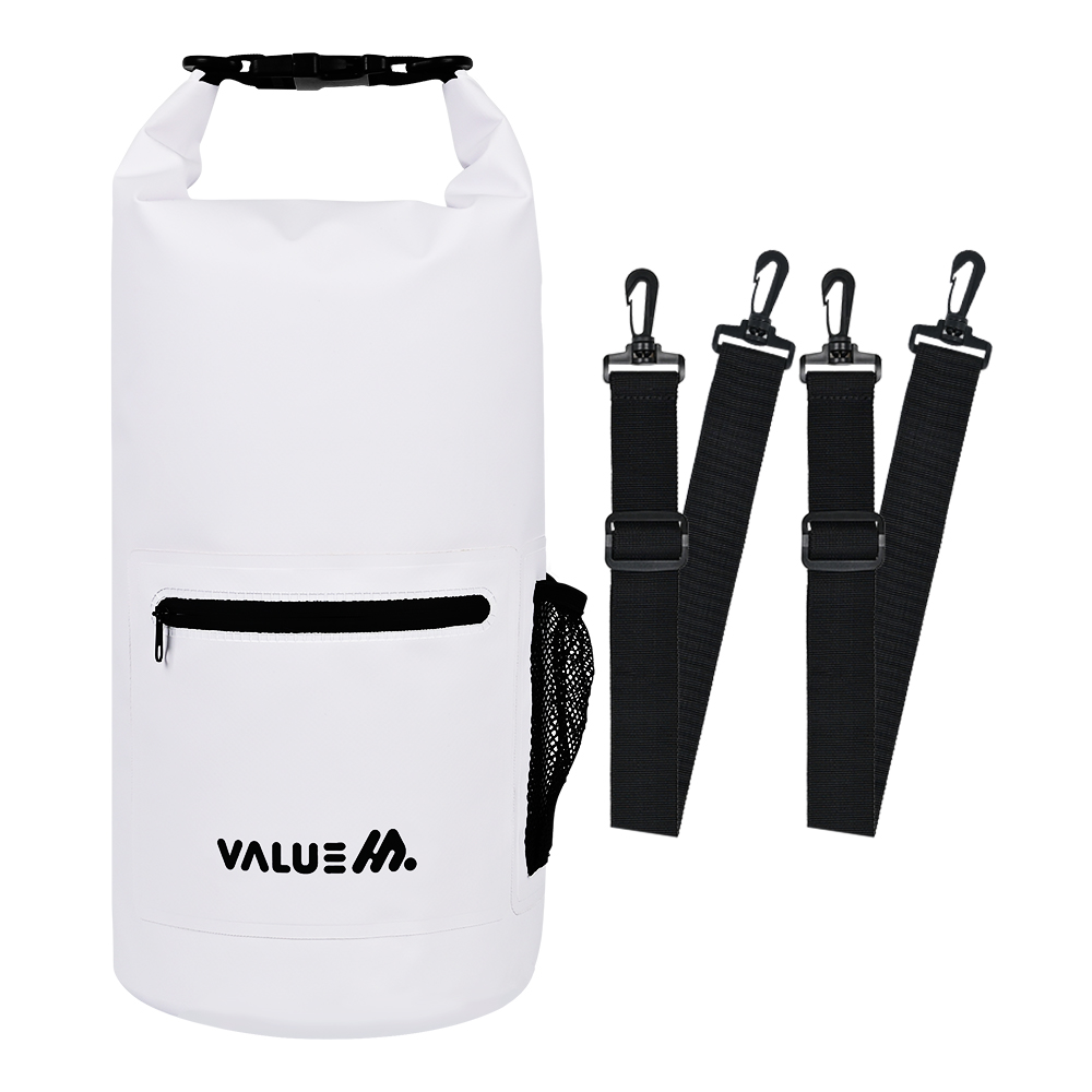밸류엠 다용도 방수 드라이백, 화이트, 10L, 1개