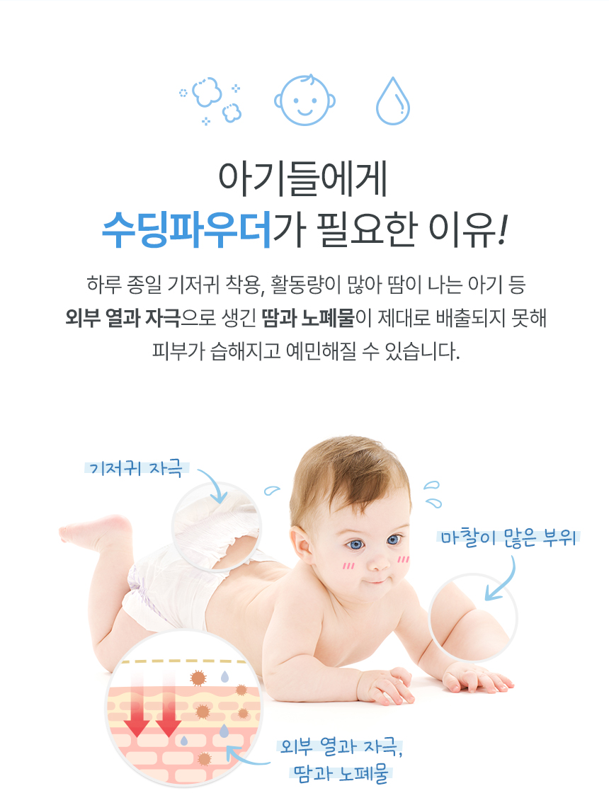 네이쳐러브메레 아토카밍 베이비 수딩파우더, 25g, 기본 퍼프 1개+여분 퍼프 1개, 2개 상세 이미지 2