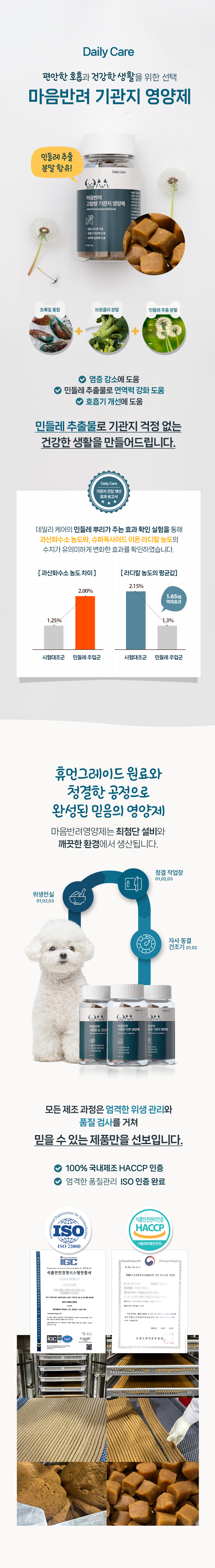 [강아지&고양이] 마음반려 고함량 눈 영양제, 2통, 눈물개선/눈건강, 60개입 상세 이미지 6