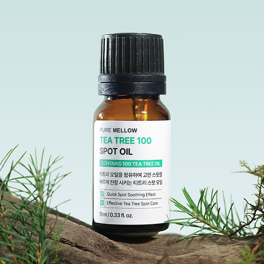 퓨어멜로우 티트리 100 스팟 오일, 10ml, 2개