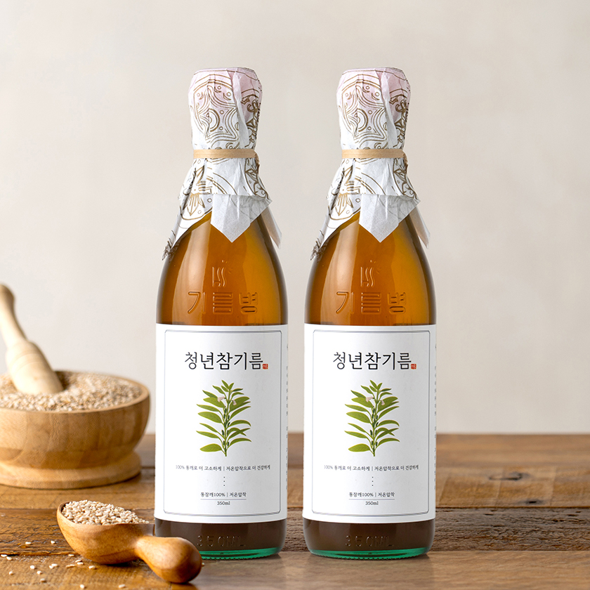 청년참기름 350ml 2개 구성, 장바구니 담기 전 가격과 용량 따져봤나요? 2