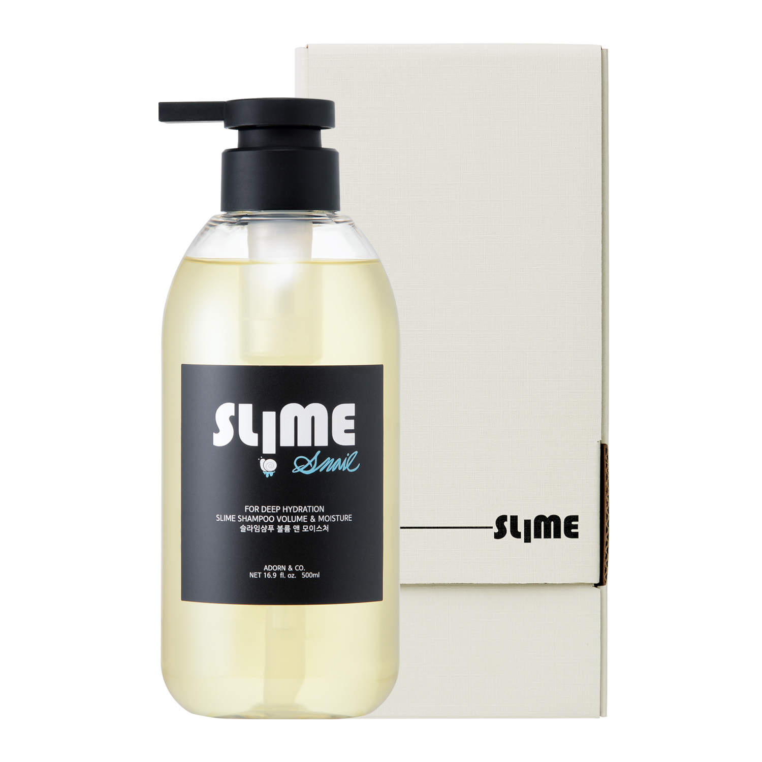 어던앤코 슬라임 샴푸 볼륨 앤 모이스처, 500ml, 1개