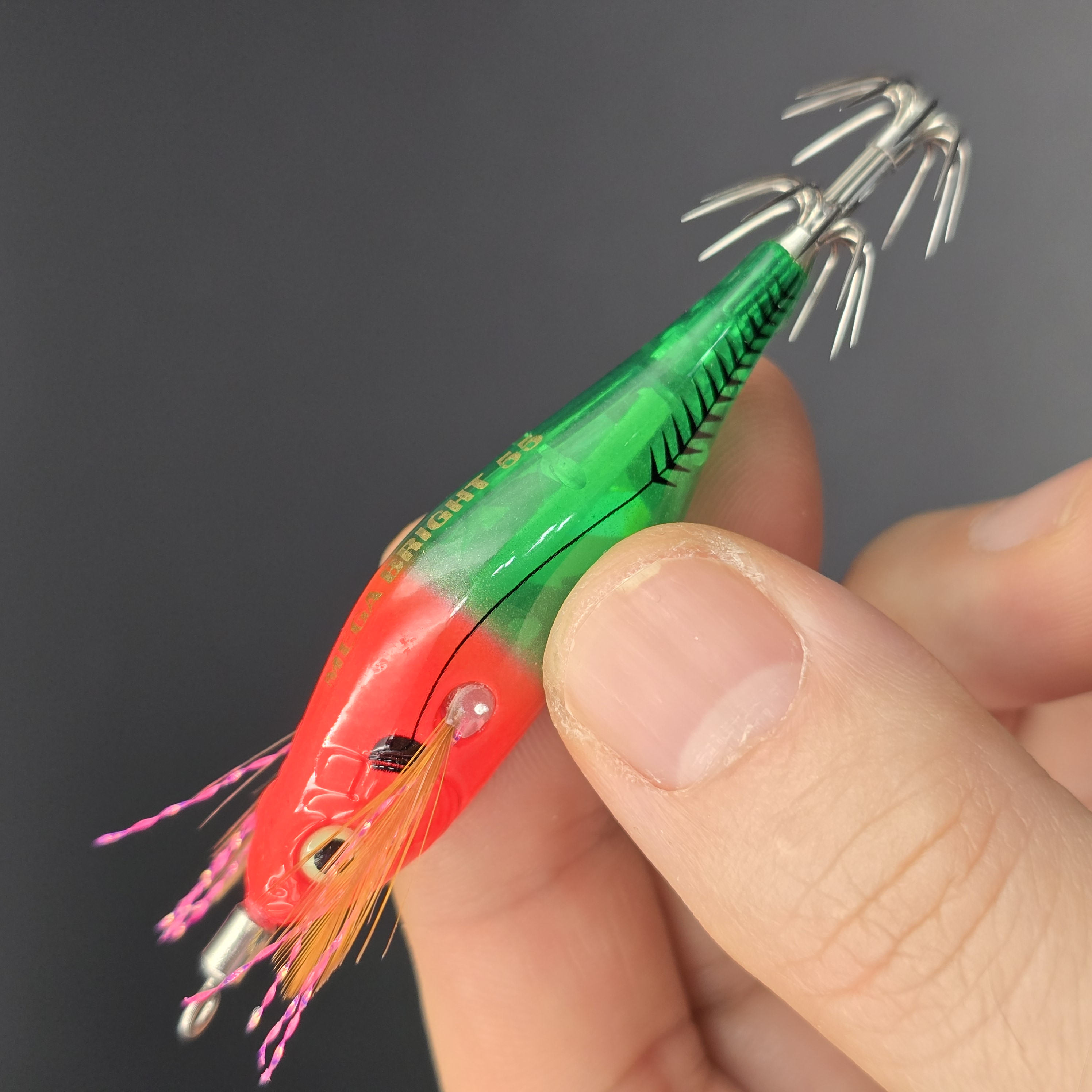 메가바이트 메가브라이트 에기, #03 워터멜론(수박), 60mm, 1개