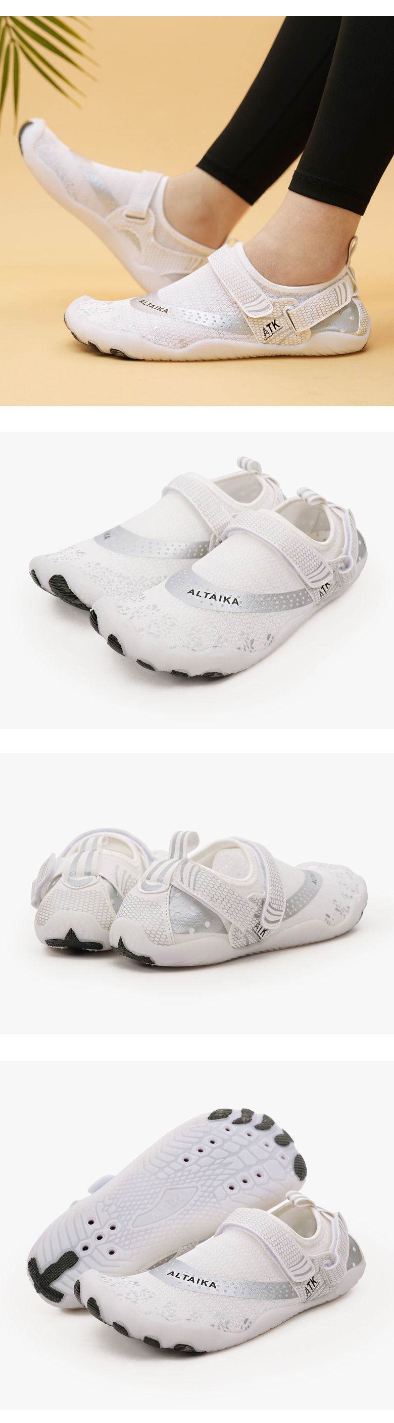 아쿠아슈즈, 남녀공용, QX72E1YA, 블랙, 265mm, 1개 상세 이미지 4