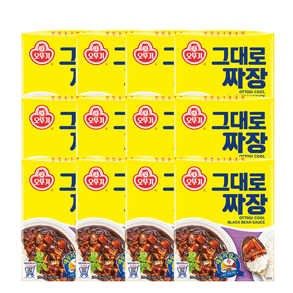 오뚜기 3분 그대로짜장, 200g, 12개