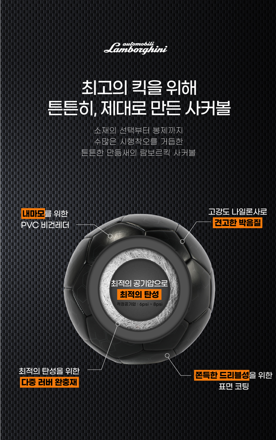 축구공, 5호, 블랙, 경기용, 1개 상세 이미지 5