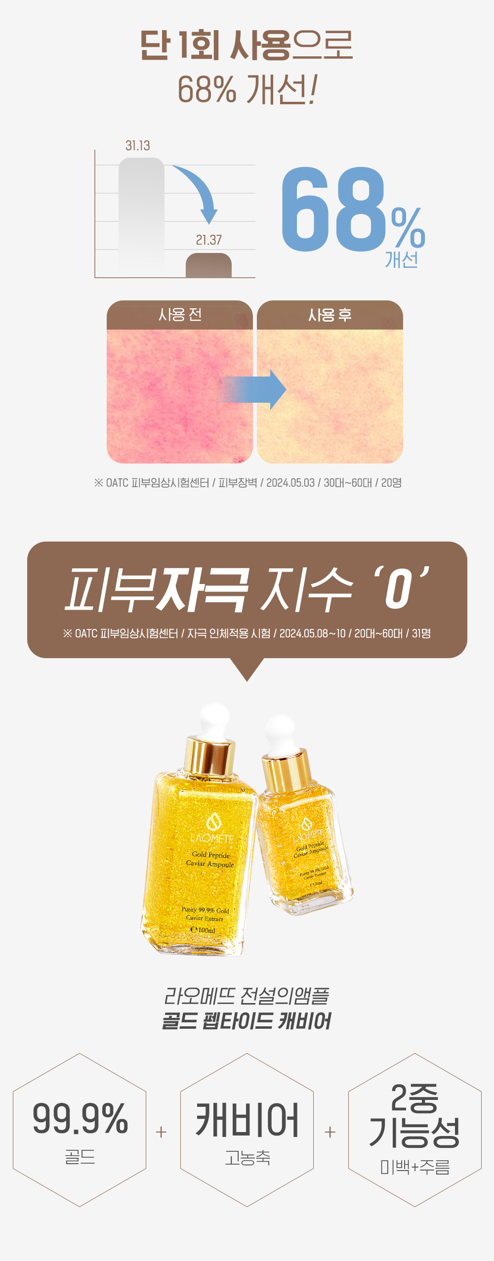 라오메뜨 전설의앰플 퍼펙트 사카로미세스, 100ml, 1개