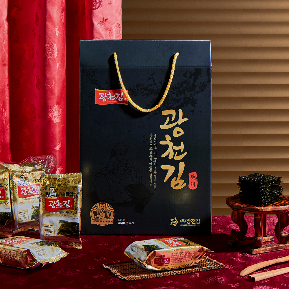 3대째 달인 재래도시락김 선물세트
