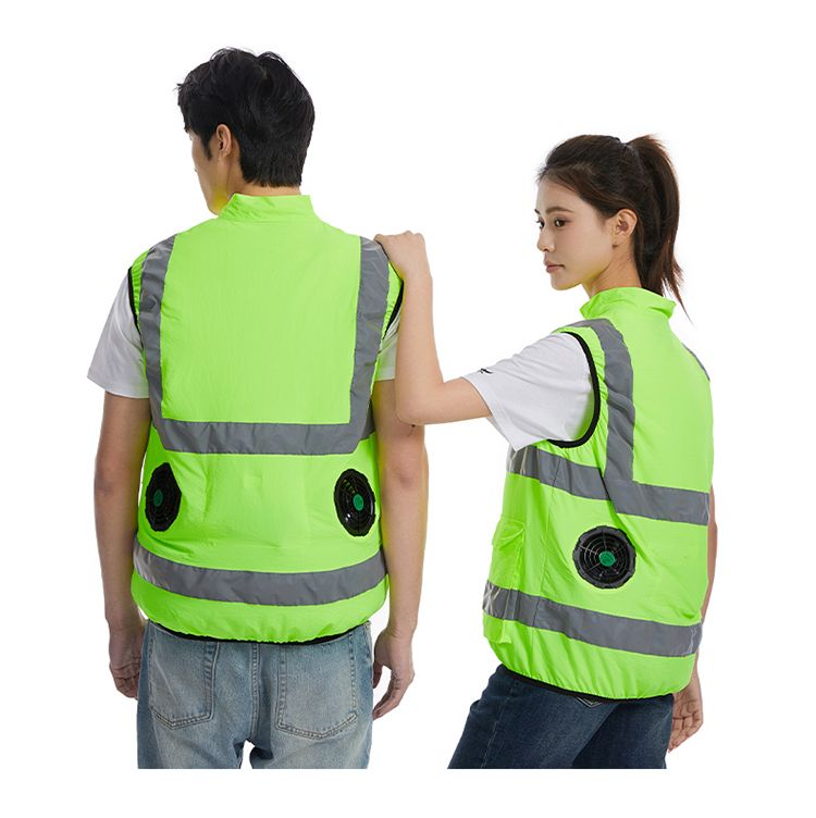선풍기조끼, 형광, 10000mAh배터리포함, M, 1개