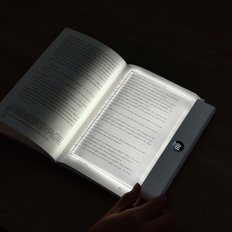 EIKER 무선 LED 충전식 독서 무드등, 화이트