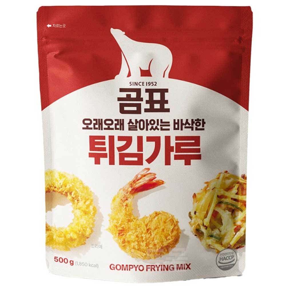 곰표 튀김가루, 500g, 4개