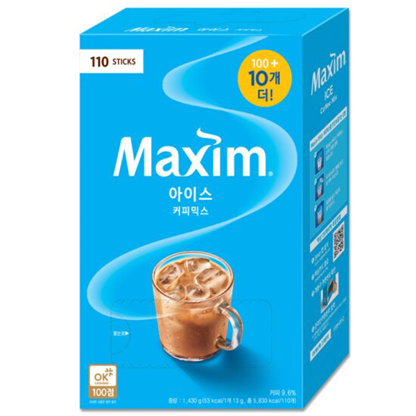 맥심 아이스 커피믹스, 13g, 110개입, 1개