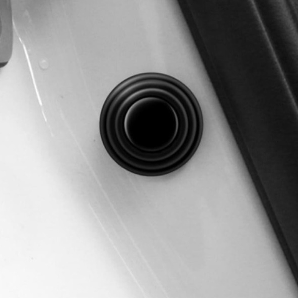 자동차 도어 충격방지패드, 2.8x1cm, 블랙, 12개, 1세트