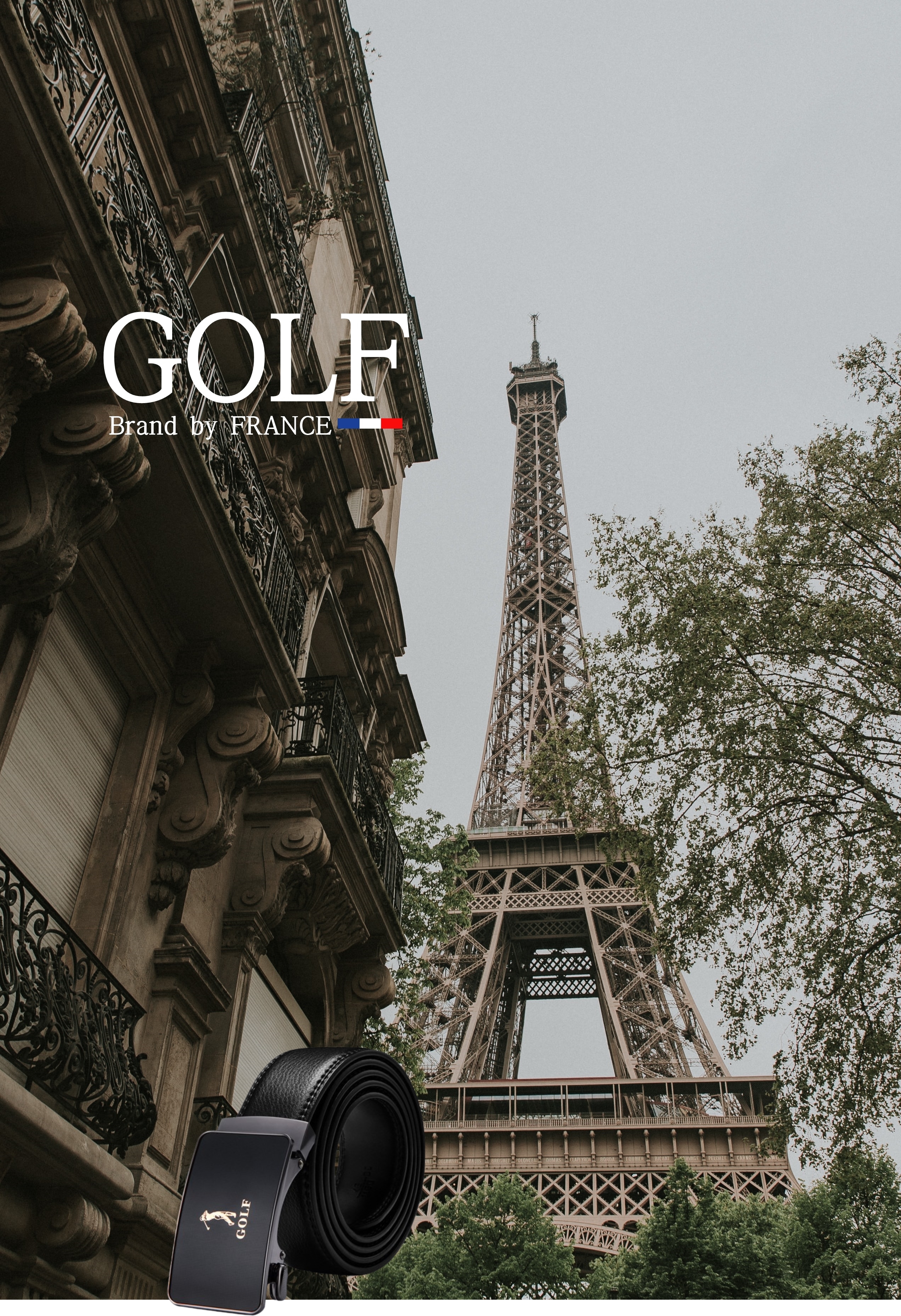 GOLF 골프 천연 프리미엄 소가죽 벨트 캐주얼벨트 P834877, 블랙, 125cm, 1개 상세 이미지 1