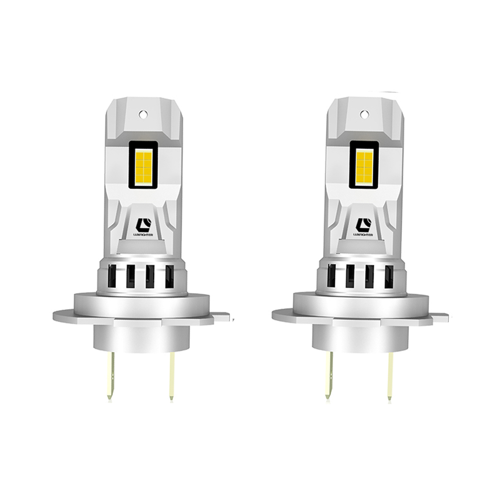 LUXFIGHTER Q36 LED 헤드램프 전조등 전구, 대형 화물차 덤프 트럭 버스 트레일러 전용, 24V, H7, 1세트