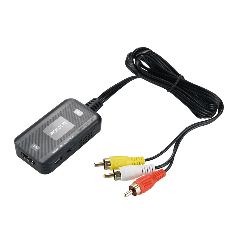 Ytek AV to HDMI 컨버터, YT-AH2C, RCA 3선 컴포지트 입력, 1080p/720p, 1m, 1개