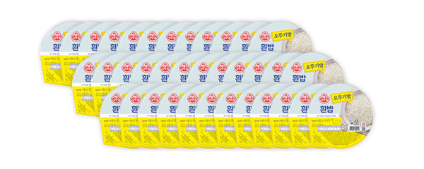 오뚜기밥 흰밥, 210g, 36개