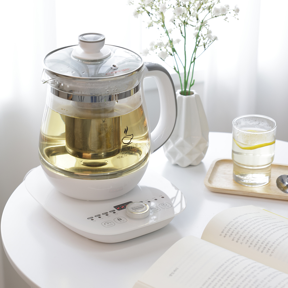 대웅 모닝컴 차탕기 티포트, DWTM-2978WS, 1.7L, 1개