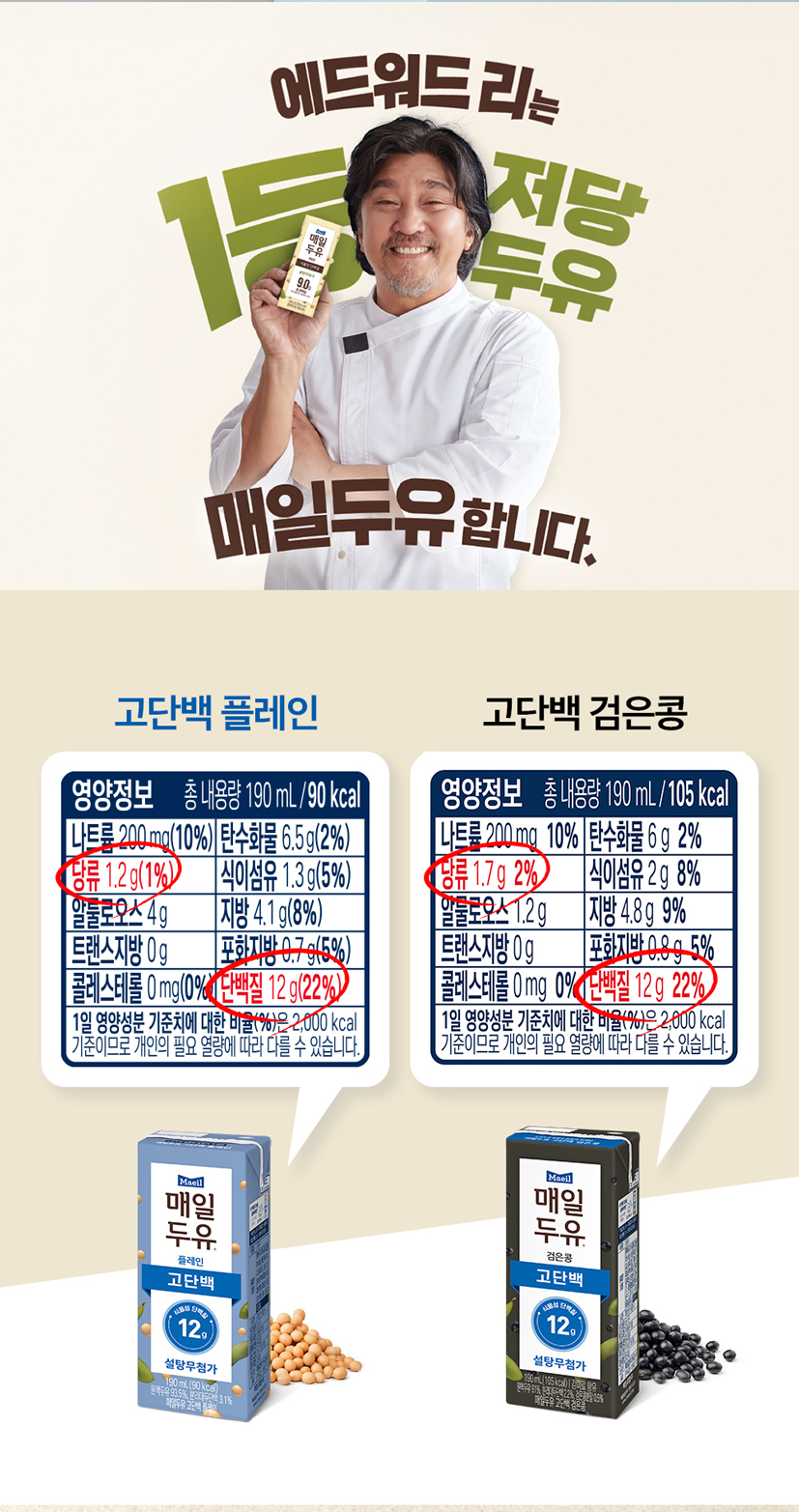 매일두유 고단백 검은콩, 190ml, 24개