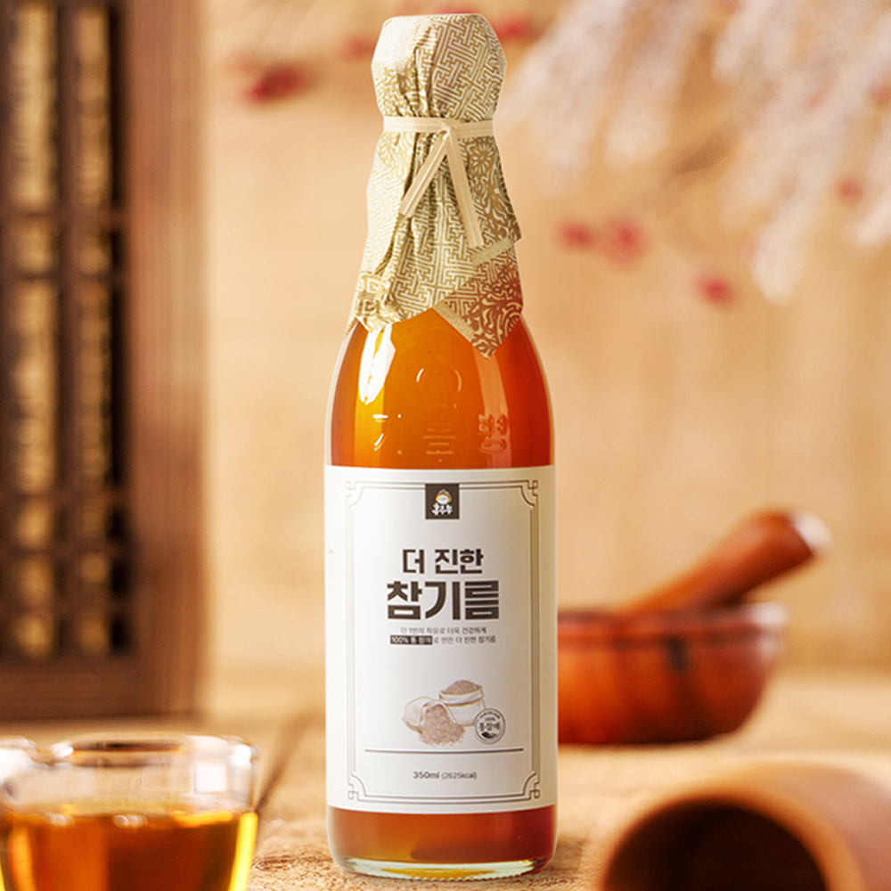 진한 참기름 350ml + 350ml