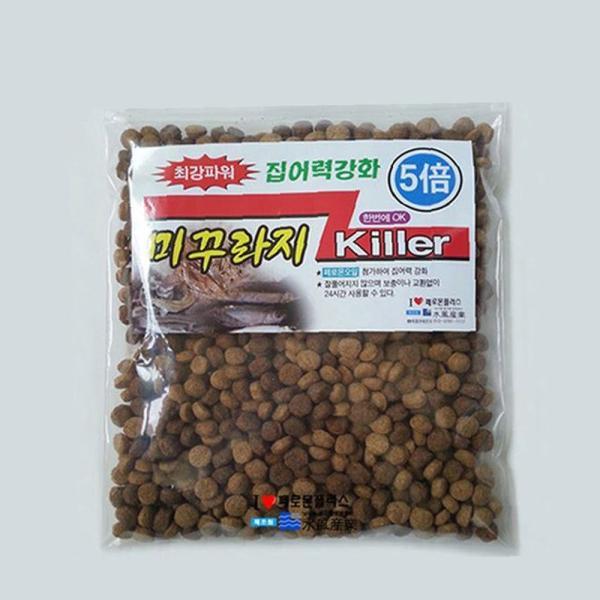 水風産業 미꾸라지 Killer 펠렛형 통발 미끼, 1ml, 1개