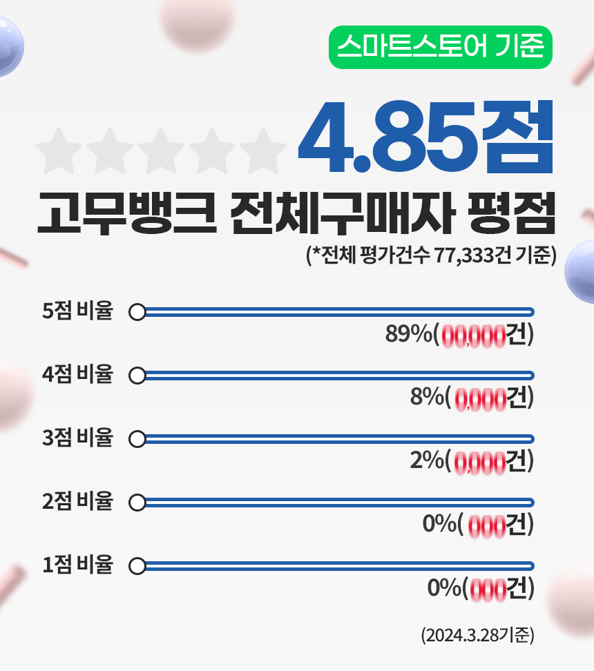 고무뱅크 머리끈 머리고무줄 대용량 헤어끈, 블랙, 일반용, 50g 상세 이미지 2