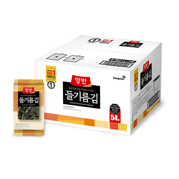 동원 양반 들기름김 4g 54봉